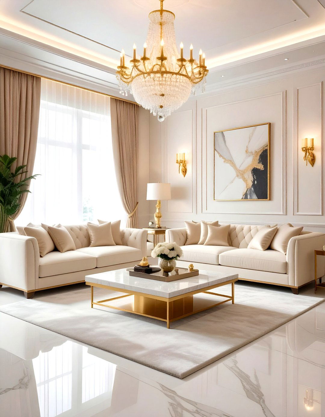 Luxury Cream Living Room - 30 cream living room decor ideas