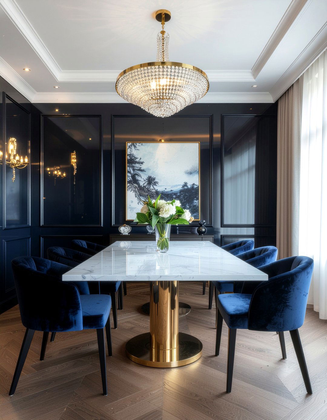 Luxury Dark Dining Room - 30 dark dining room ideas