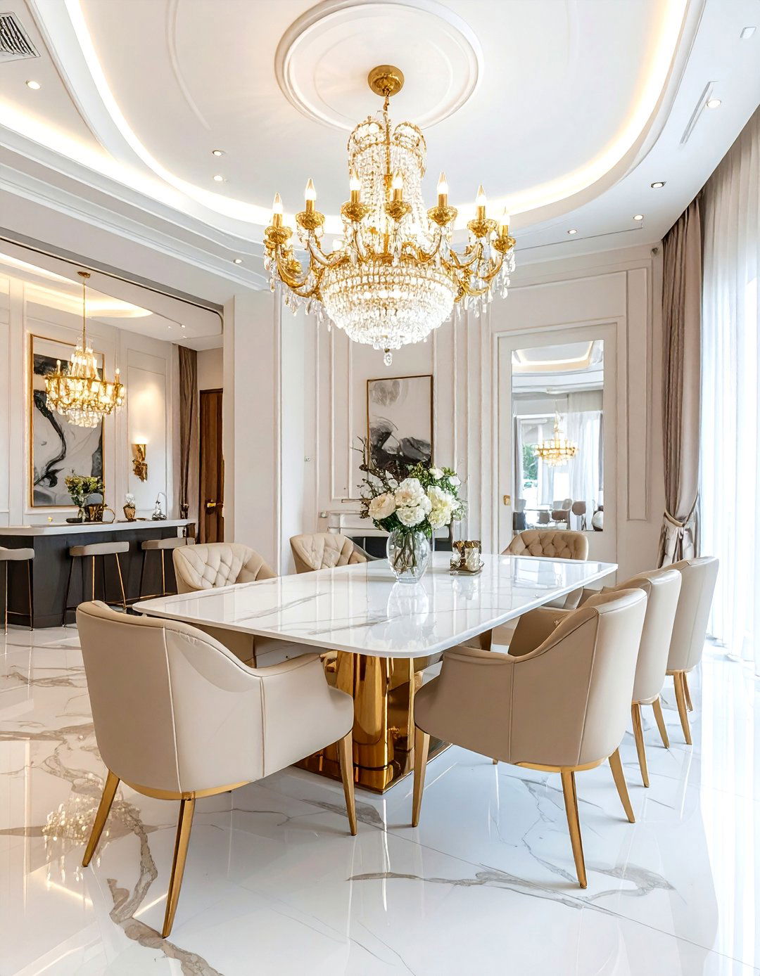 Luxury Dining Area - 30 comfortable dining room ideas