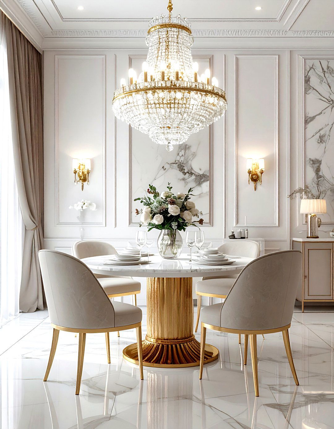 Luxury Dining Room Design - 30 dining room space planning ideas