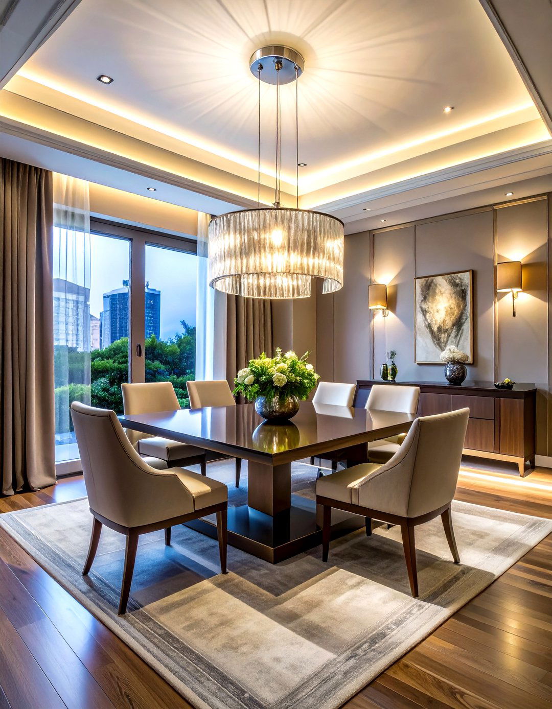 Luxury Dining Room Lighting - 30 glam dining room ideas