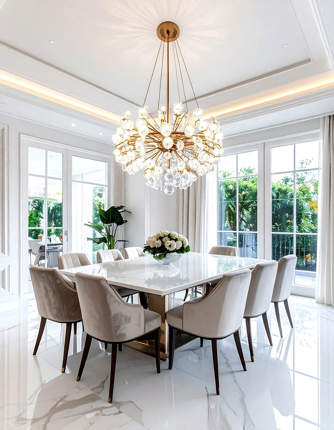Luxury Dining Room Lighting - 30 sputnik chandelier dining room ideas