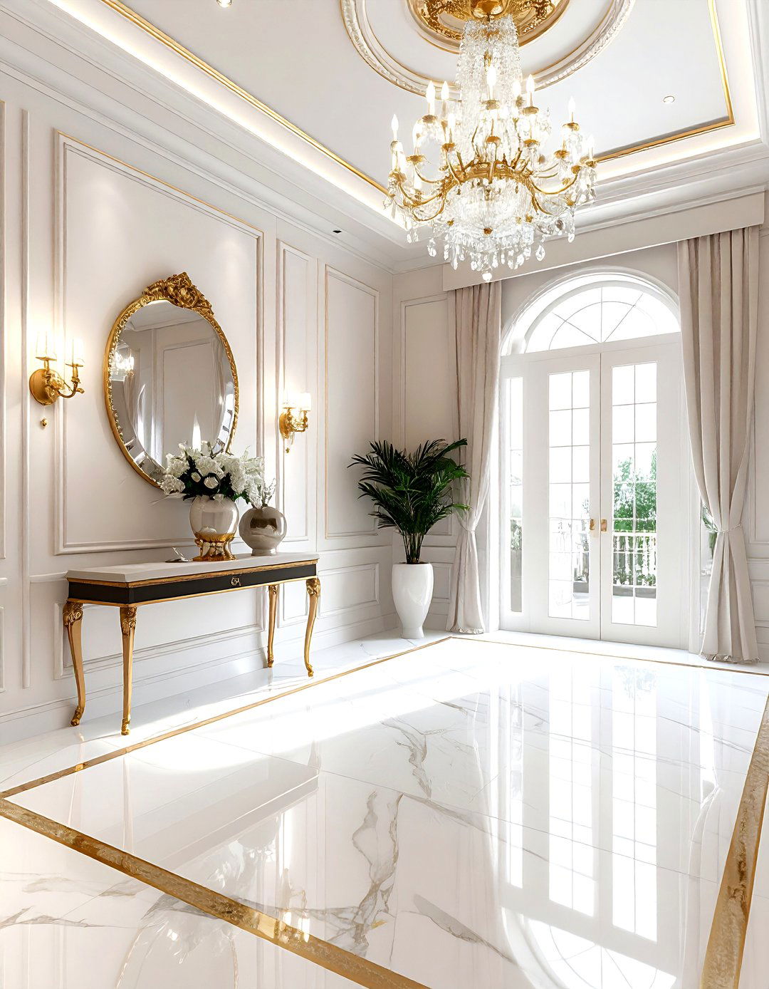 Luxury Foyer Interior - 30 living room hallway ideas