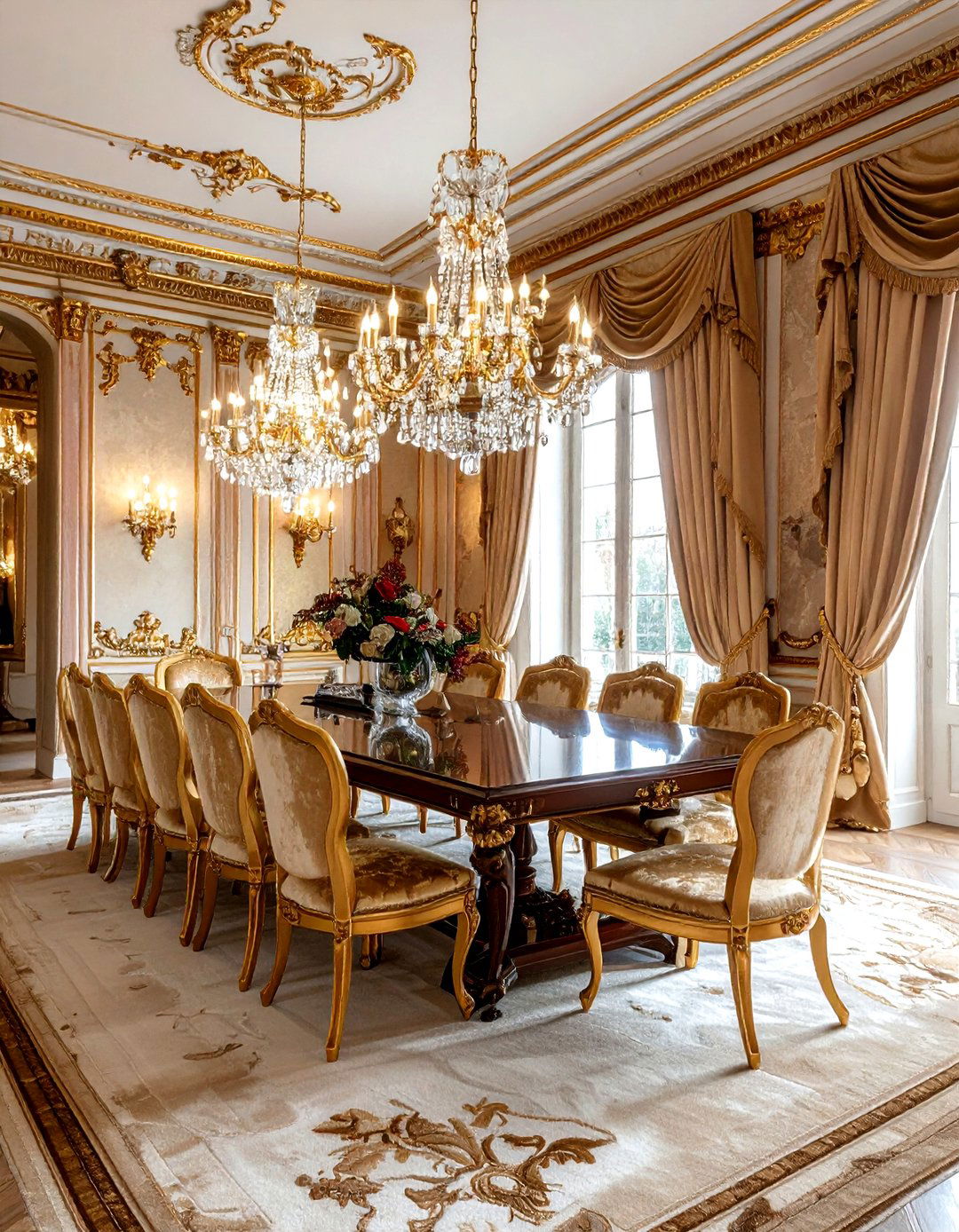Luxury French Chateau Dining Room - 30 French dining room ideas