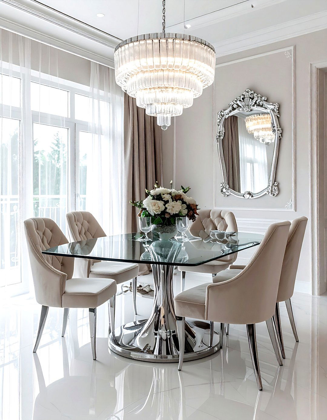 Luxury Glam Dining Room - 30 breathtaking dining room ideas