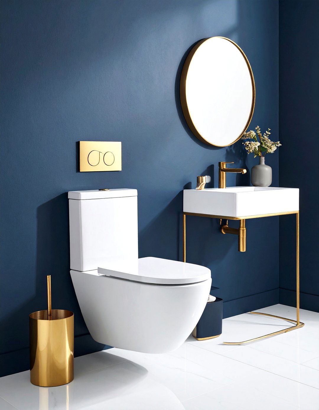 Luxury Gold Accents - 30 wall-hung toilet ideas