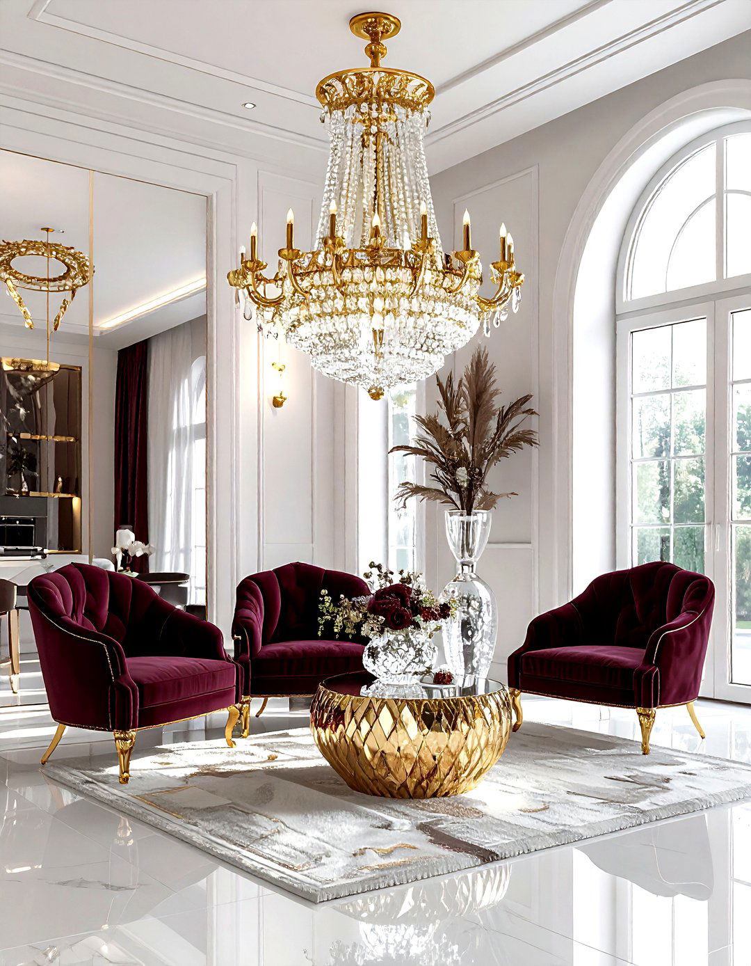 Luxury Gold Chandelier - 30 living room chandeliers