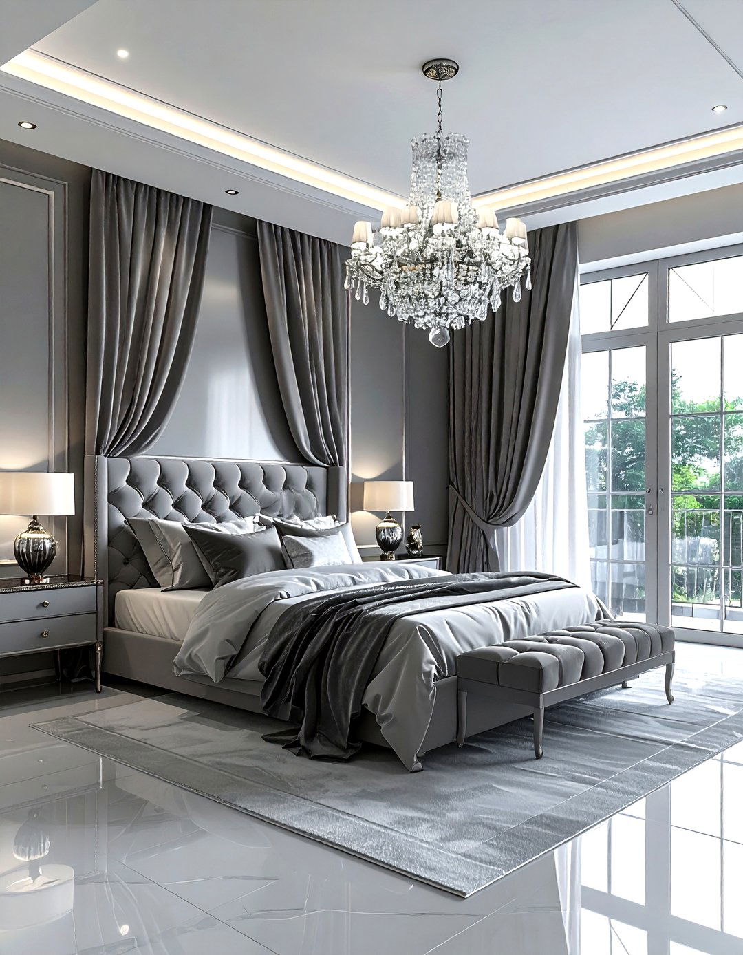 Luxury Gray Bedroom - 30 gray bedroom ideas