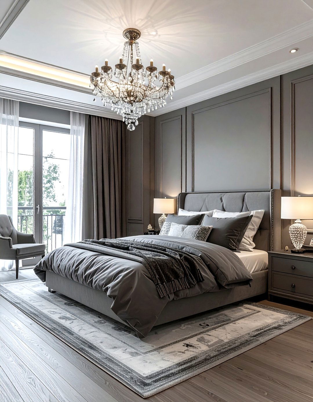Luxury Gray Bedroom - 30 modern gray bedroom ideas