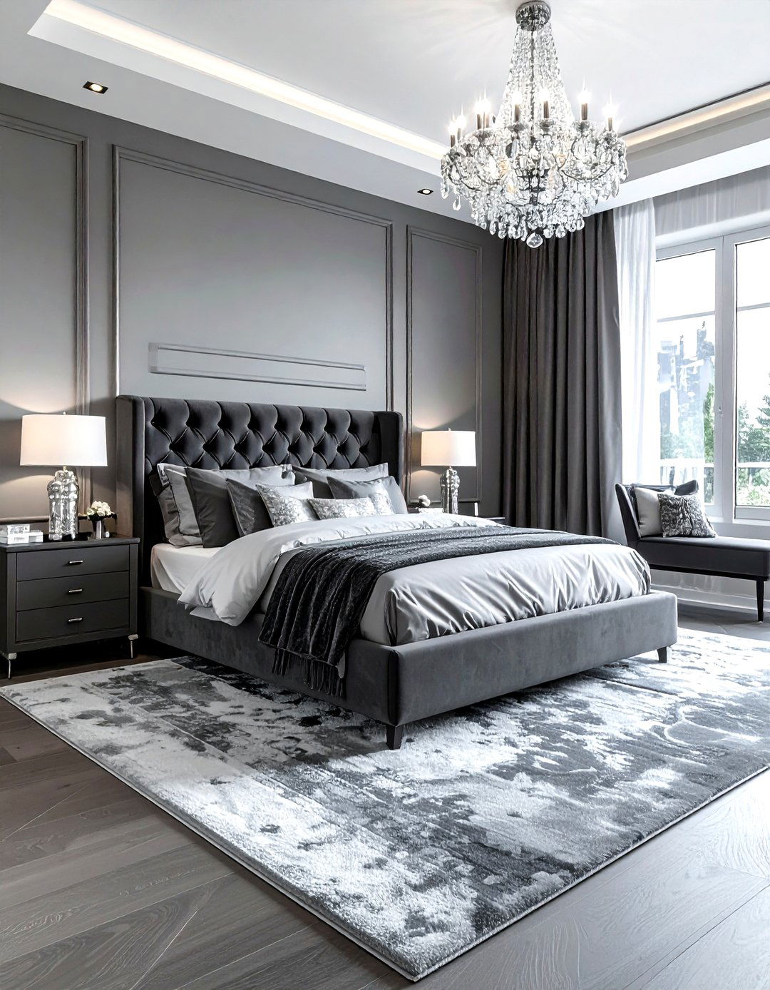 Luxury Gray Master Bedroom - 30 gray bedroom accessories ideas