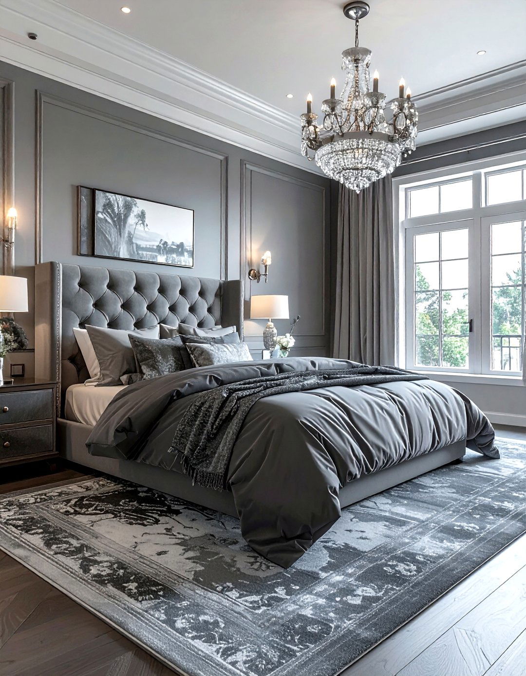Luxury Grey Farmhouse Bedroom - 30 farmhouse grey bedroom ideas