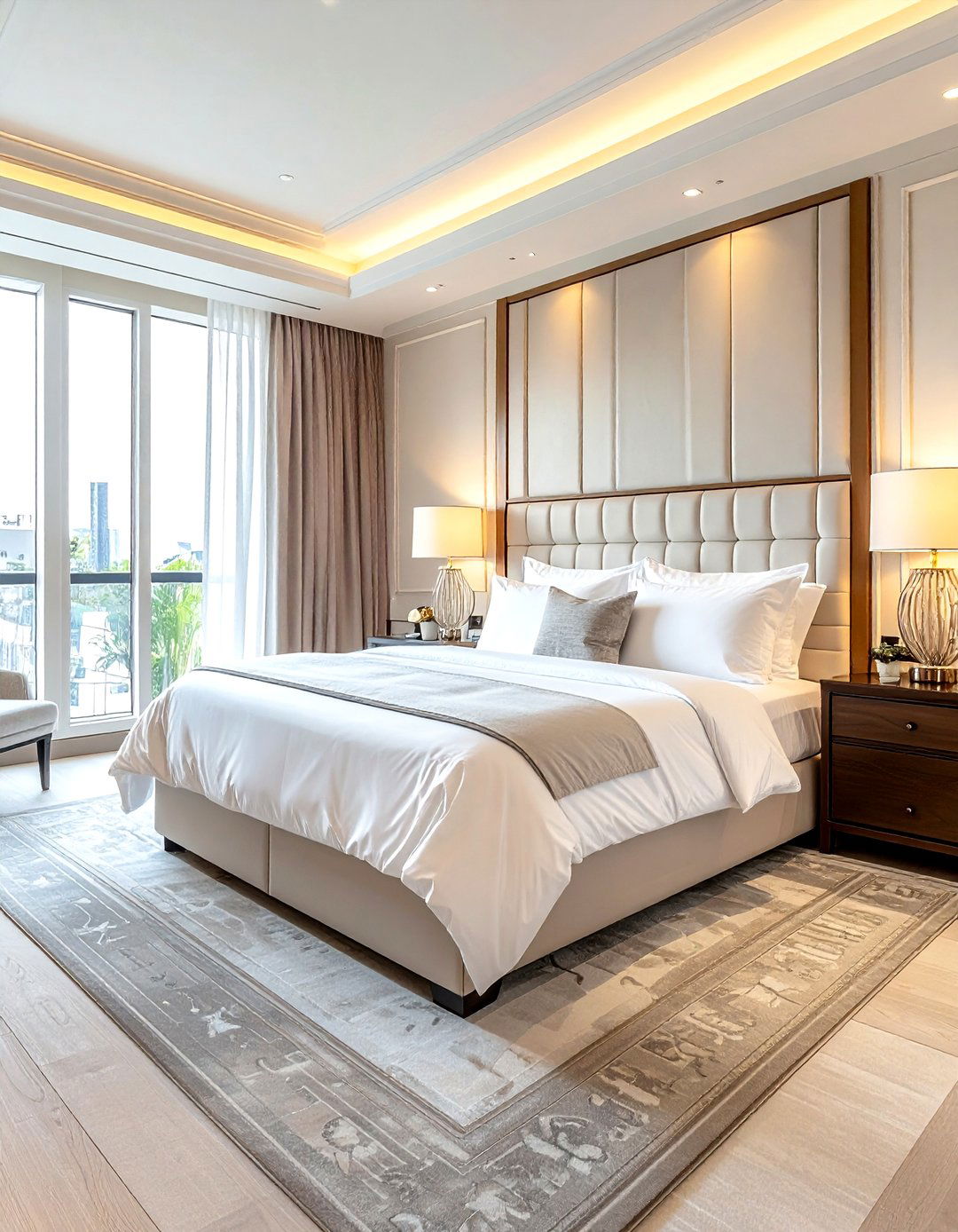 Luxury Hotel Style Bedroom - 30 new build bedroom ideas