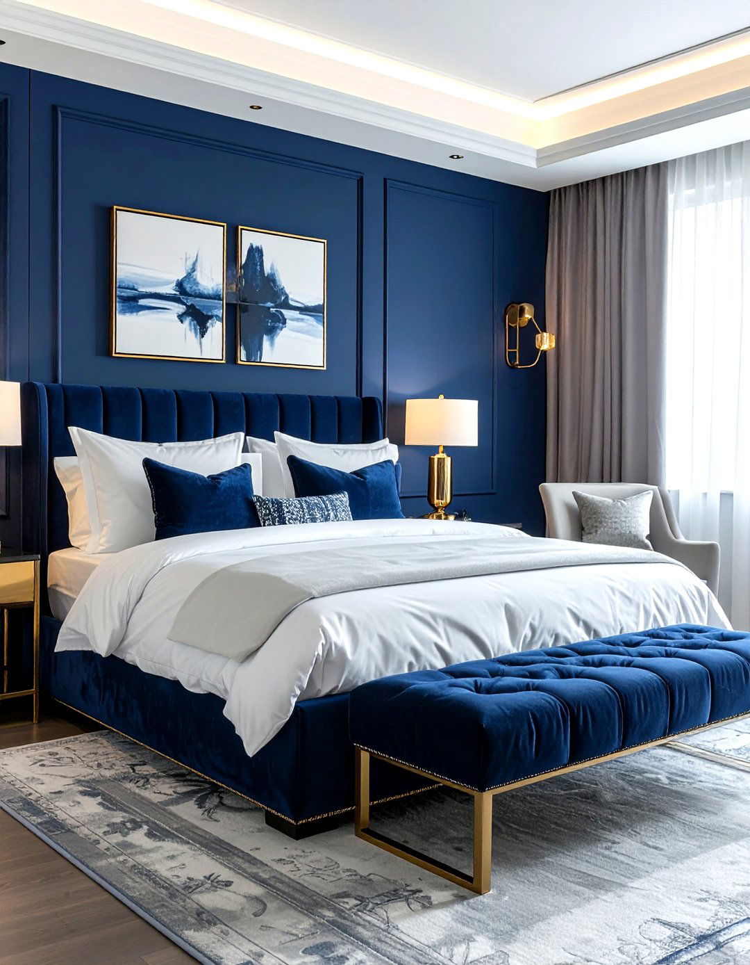 Luxury Hotel Style Bedroom - 30 model home bedroom ideas