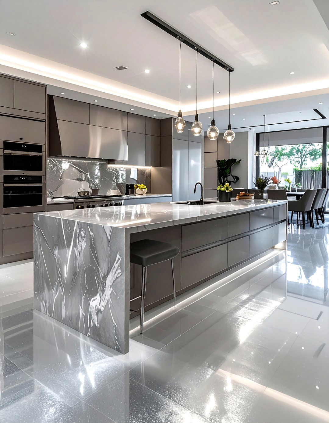 Luxury Kitchen Polished Concrete - 30 polished concrete floor kitchen ideas