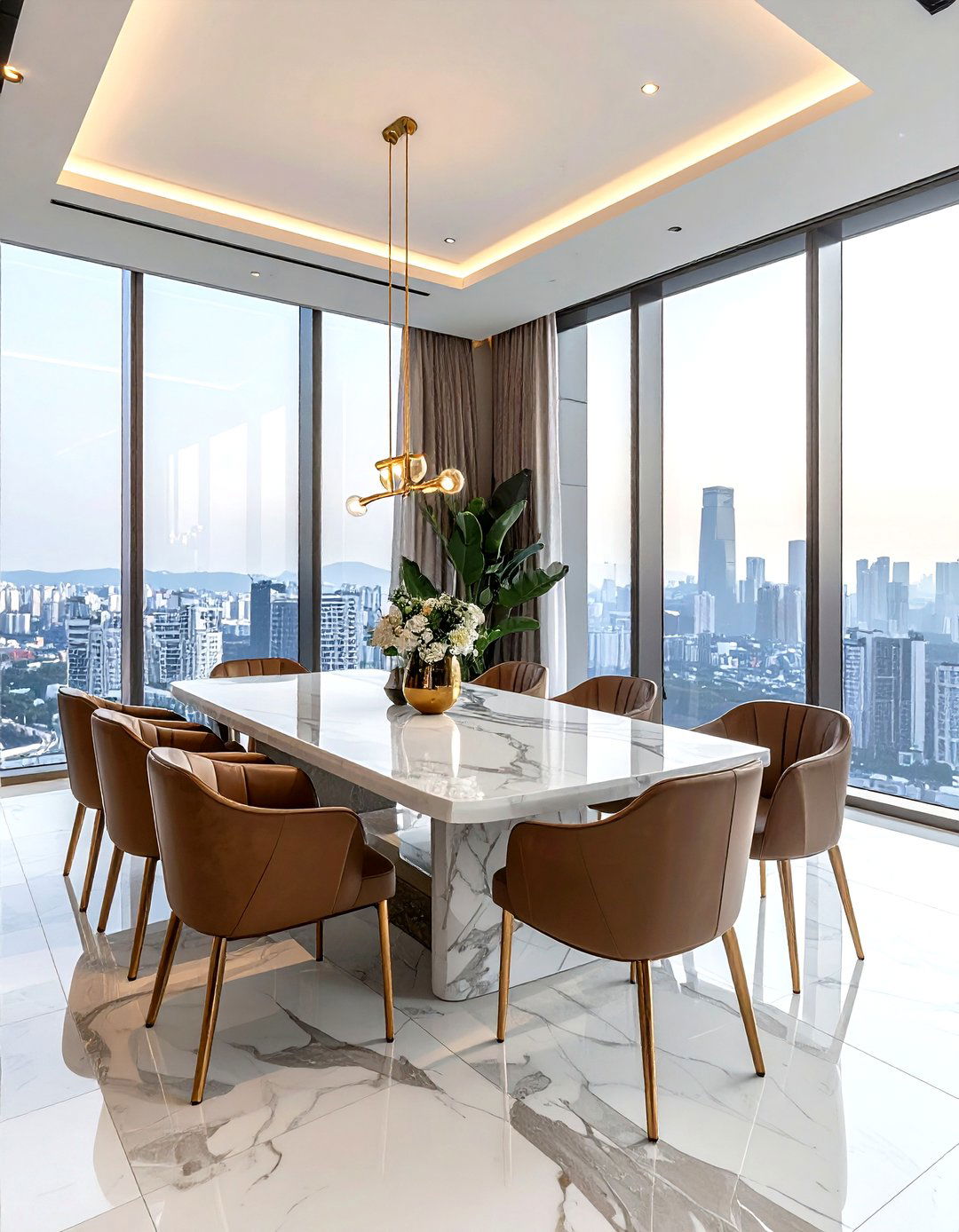 Luxury Korean Penthouse Dining - 30 Korean dining room ideas