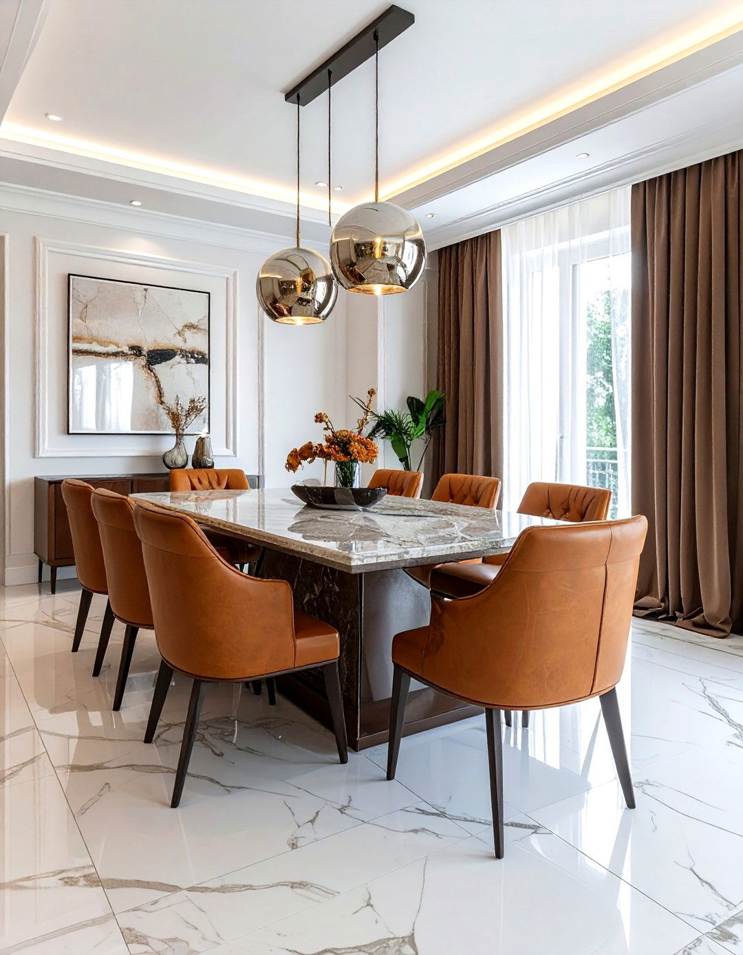 Luxury Leather Dining Room - 30 leather dining room ideas