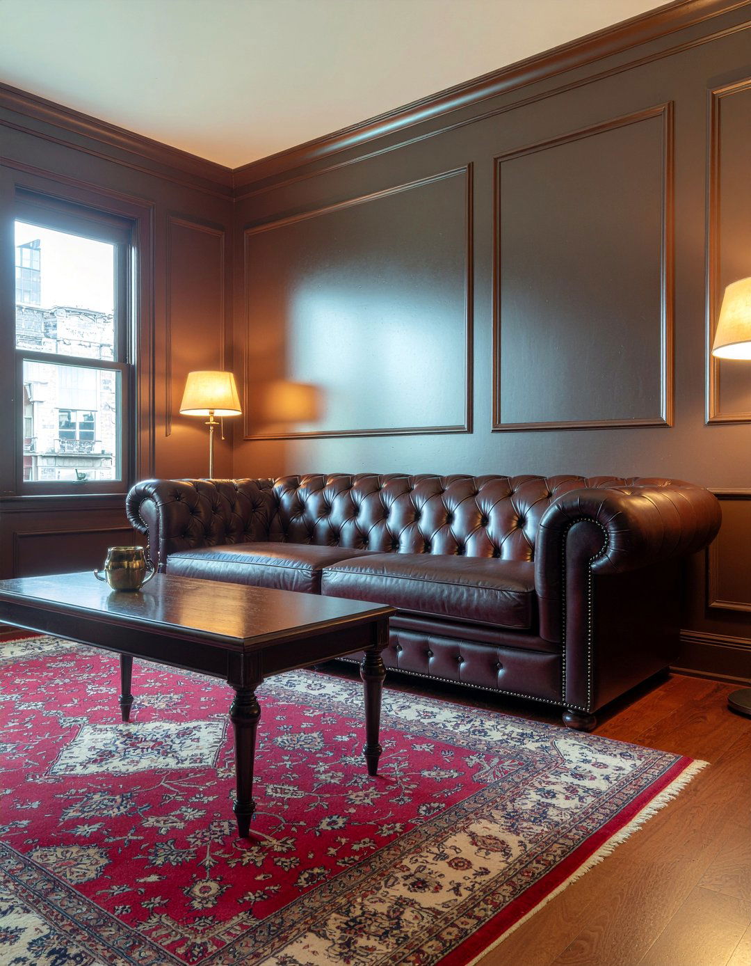 Luxury Leather - 30 man cave living room ideas