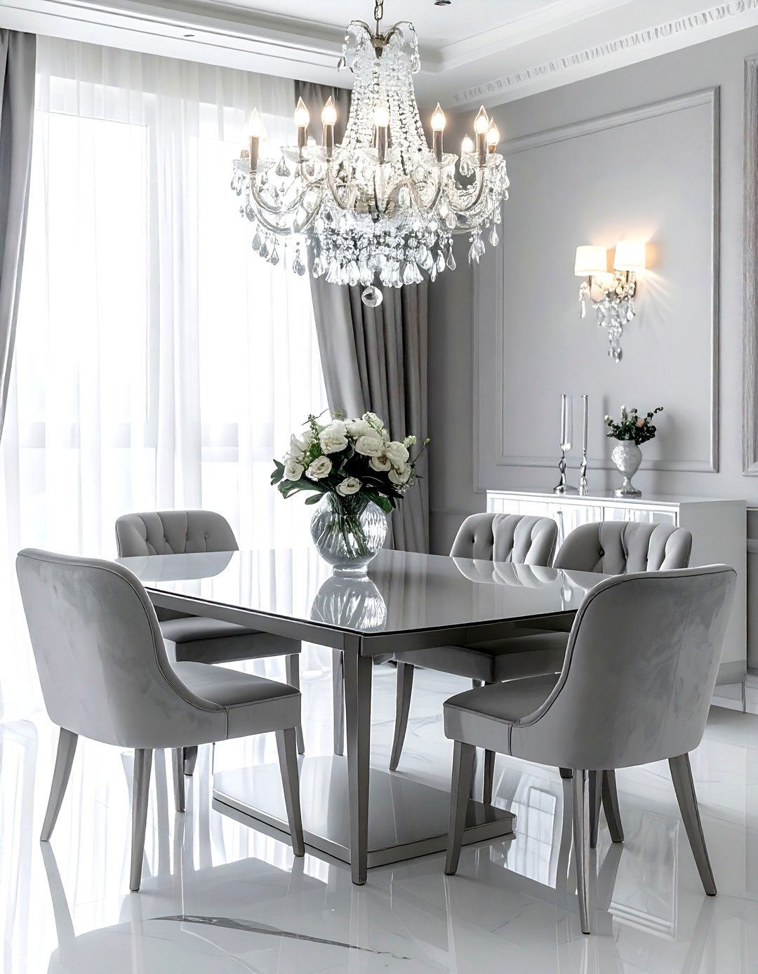 Luxury Light Gray Dining Room - 30 light gray dining room ideas