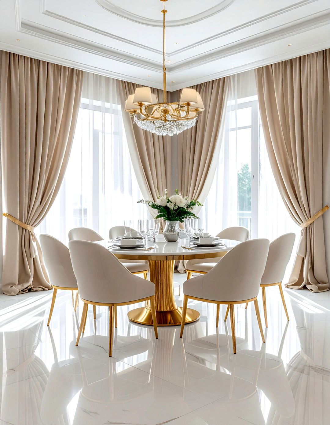 Luxury Linen Curtains Dining Room - 30 linen curtain dining room ideas