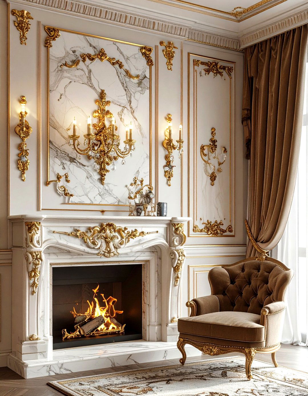 Luxury Living Room Gold Sconce - 30 living room sconce ideas
