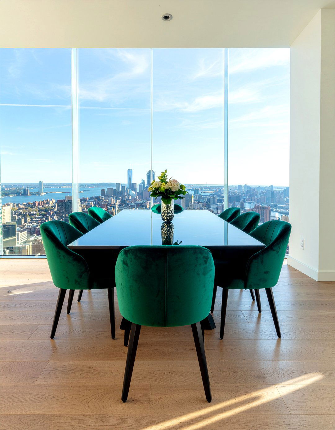 Luxury Manhattan Penthouse Dining - 30 New York dining room ideas