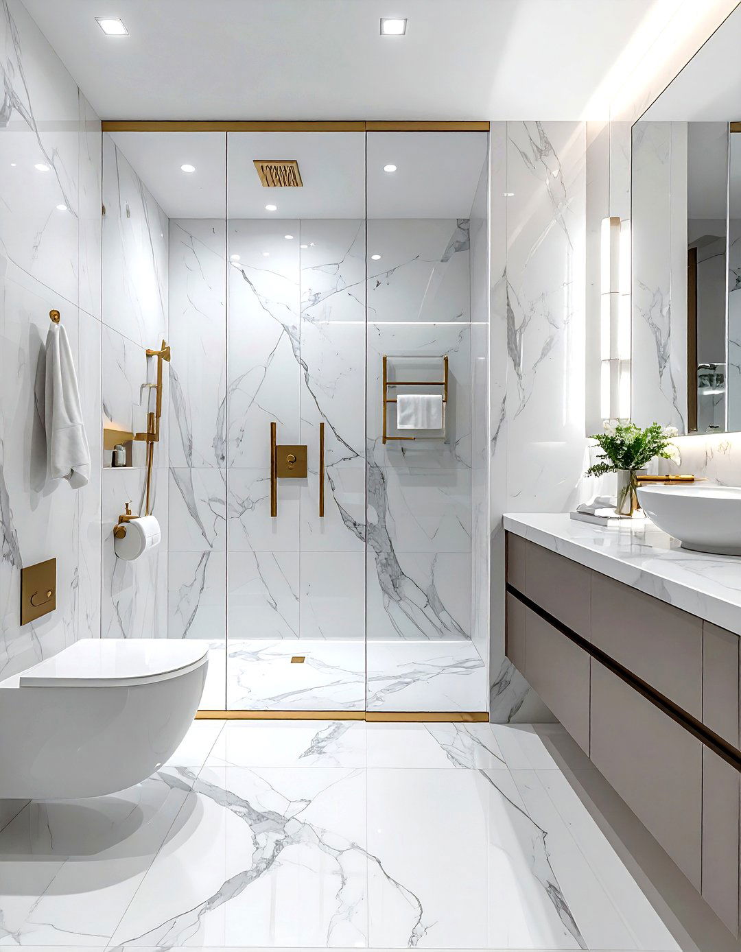 Luxury Marble Bathroom - 30 must-see bathroom ideas