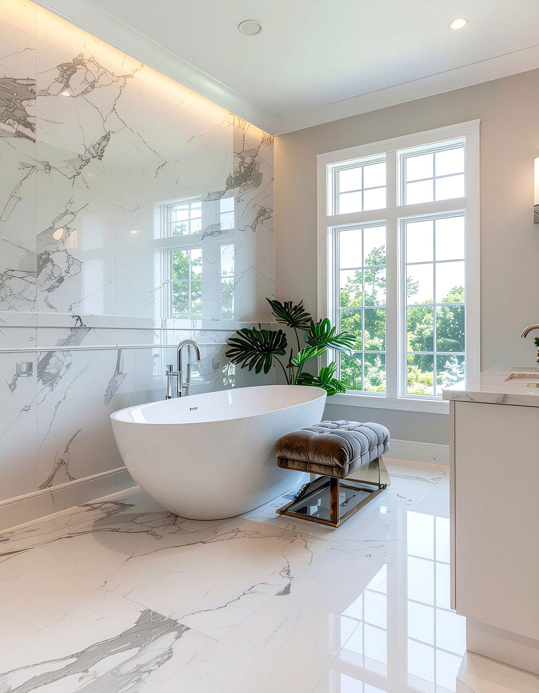 Luxury Marble Bathroom - 30 cozy bathroom settings