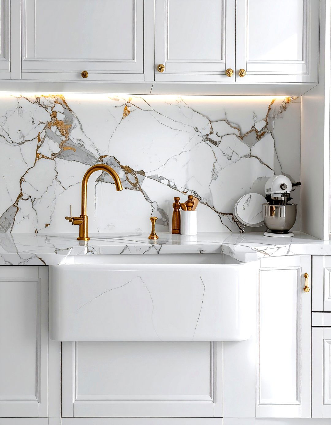 Luxury Marble Kitchen Pot Filler - 30 pot filler kitchen ideas