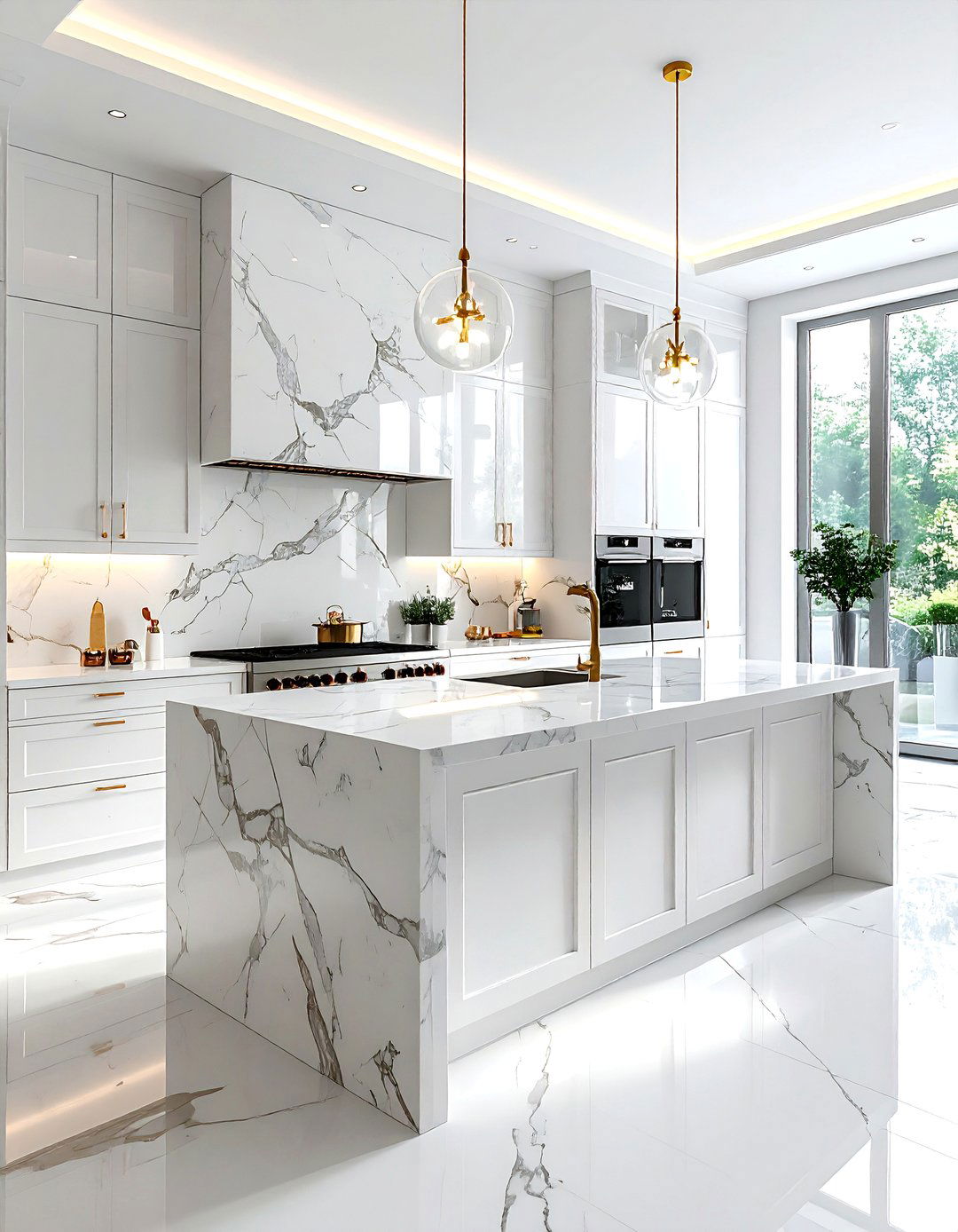 Luxury Marble Kitchen - 30 designer kitchen ideas