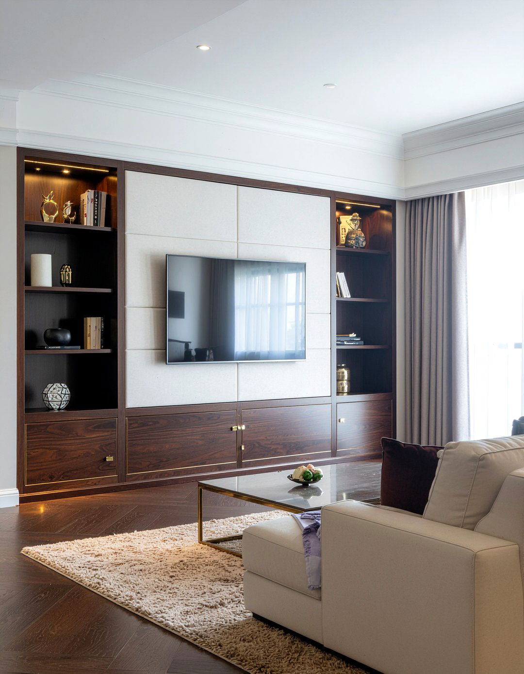 Luxury Media Wall - 30 living room media wall ideas