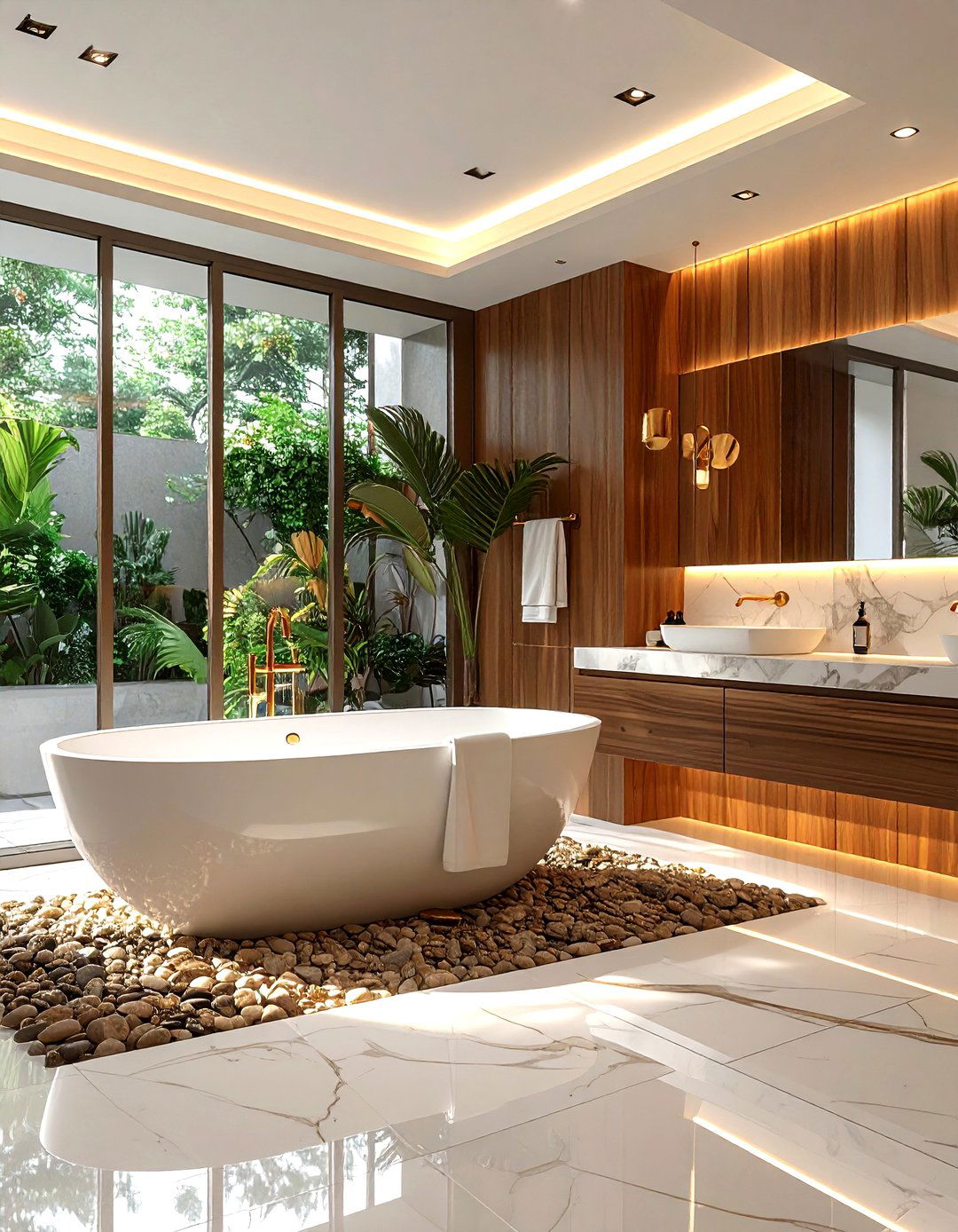 Luxury Mid Century Bathroom - 30 mid-century modern bathroom ideas