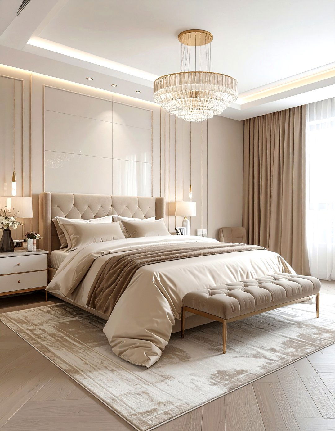 Luxury Minimalist Beige Bedroom - 30 minimalist beige bedroom ideas
