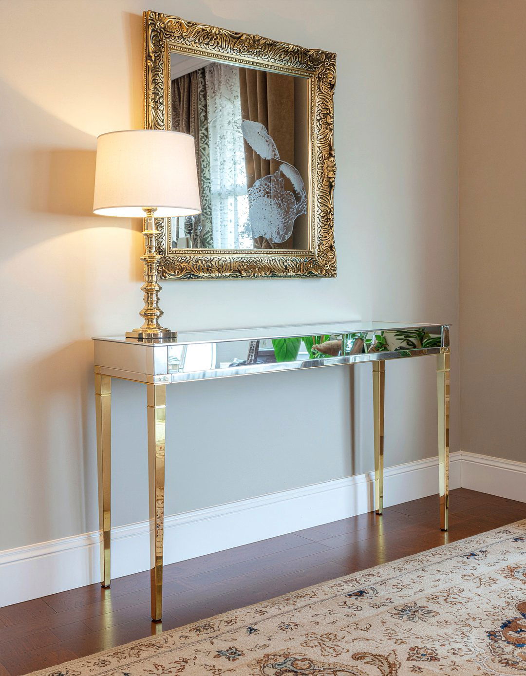 Luxury Mirrored Sideboard - 30 mirrored buffet dining room ideas