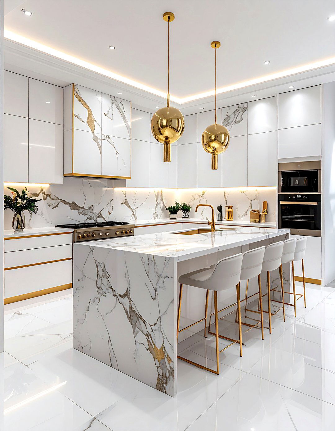 Luxury Open Concept Kitchen Marble - 30 open concept kitchen ideas