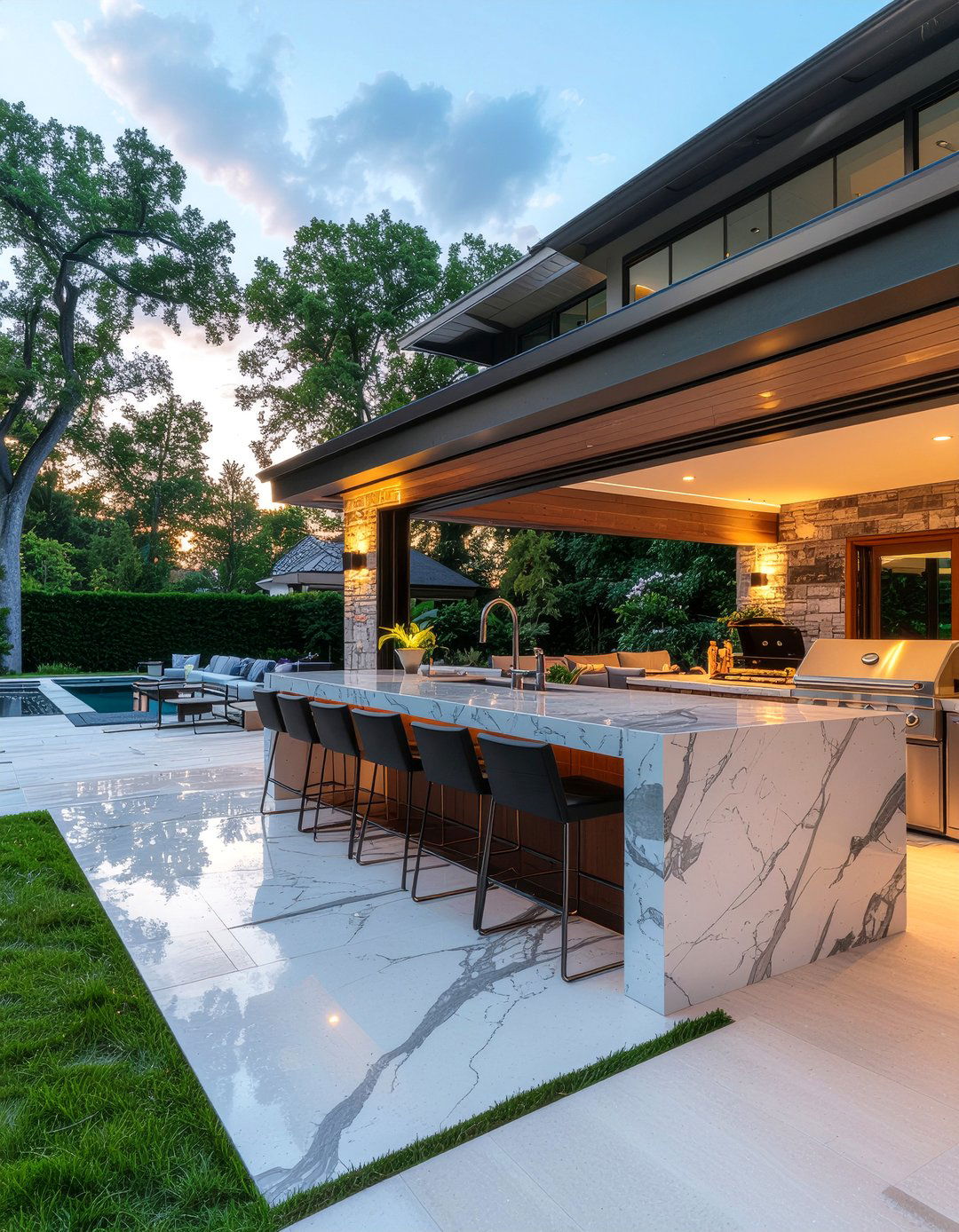 Luxury Outdoor Kitchen Bar - 30 outdoor kitchen bar ideas