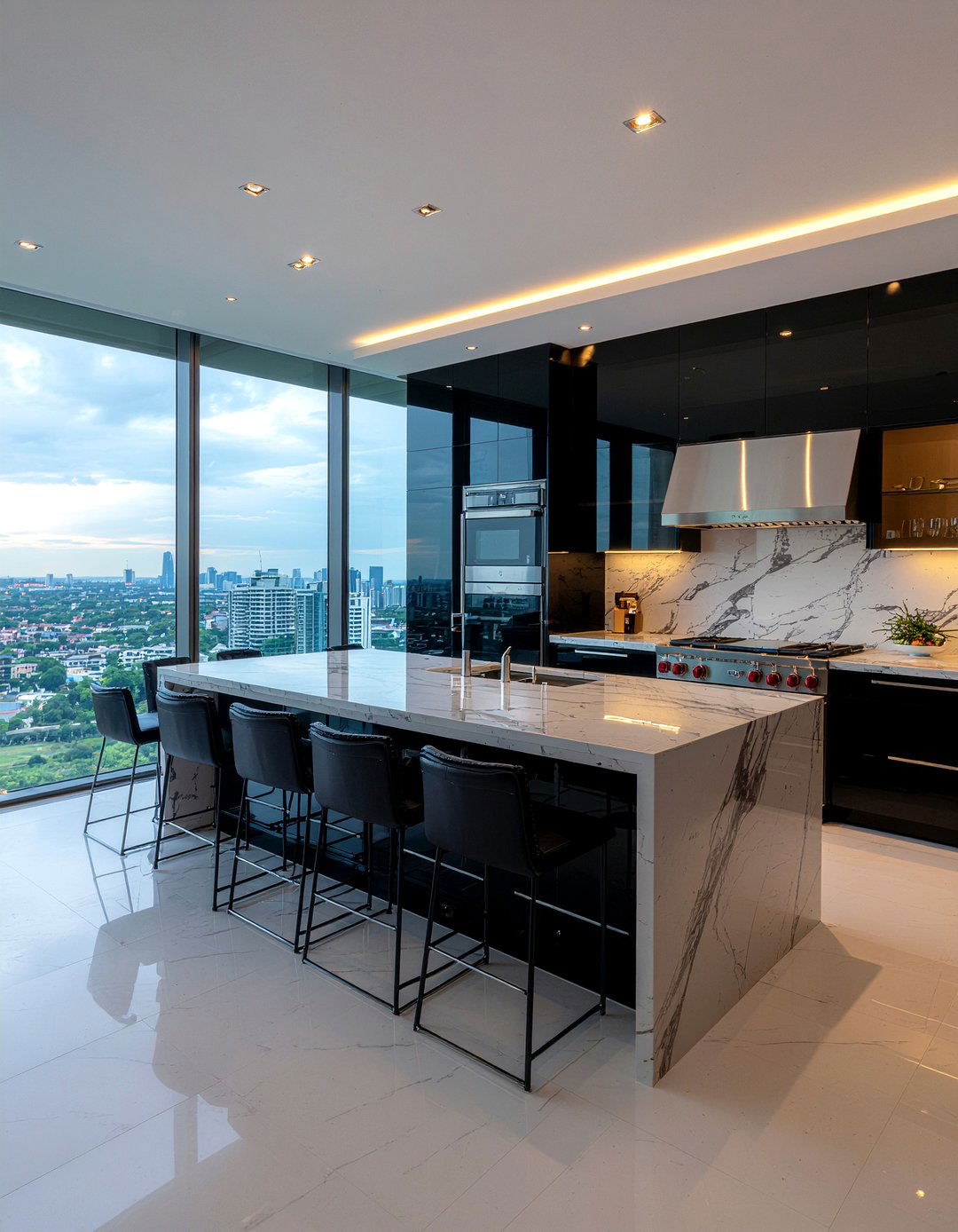 Luxury Penthouse Kitchen - 30 La Cornue range kitchen ideas