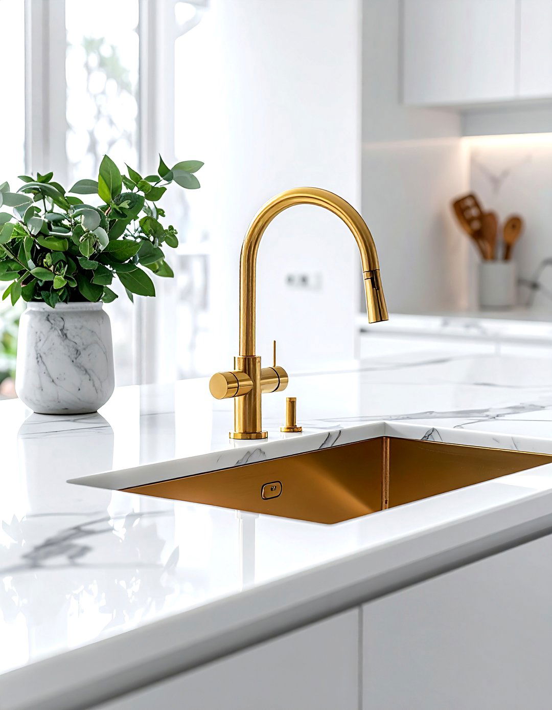 Luxury Pull Down Faucet - 30 pull-down kitchen faucet ideas