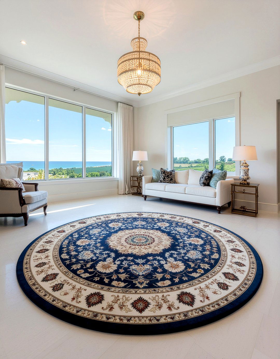 Luxury Round Rug - 30 bedroom round rugs
