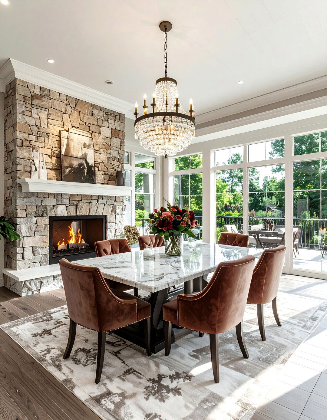 Luxury Screened Porch - 30 screened porch dining ideas