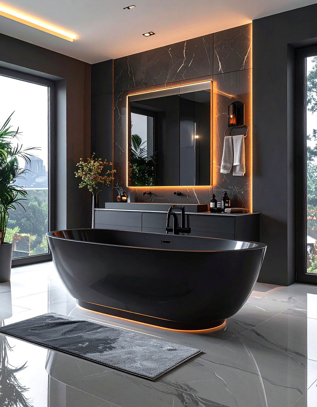 Luxury Soaking Tub - 30 soaking tub ideas