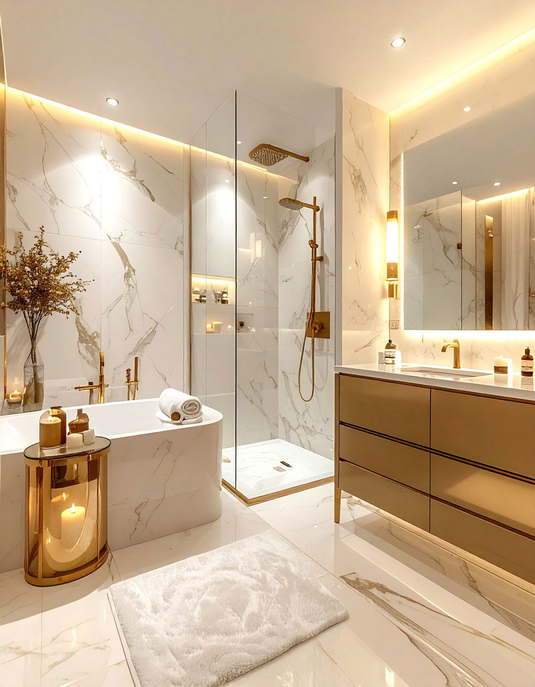 Luxury Spa Bathroom - 30 bathroom room settings