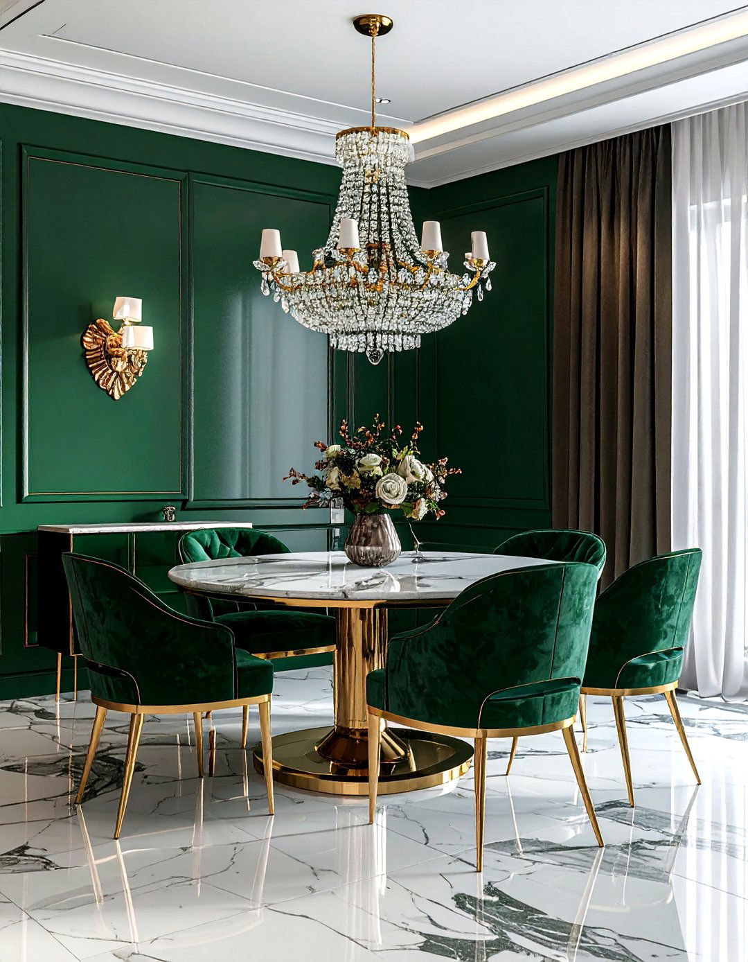 Luxury Square Dining Room Interior - 30 square dining room ideas