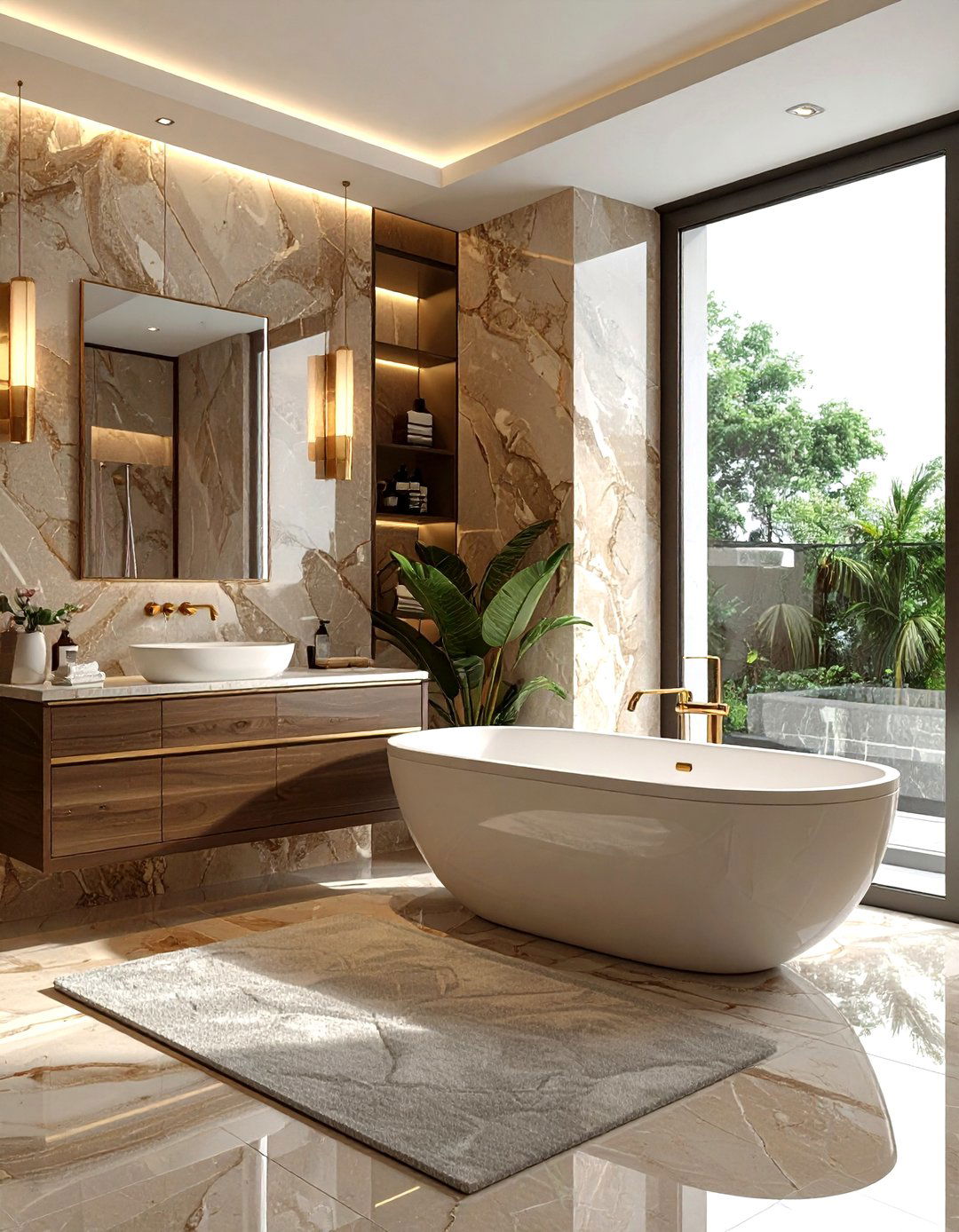 Luxury Stone - 30 stone bathroom ideas