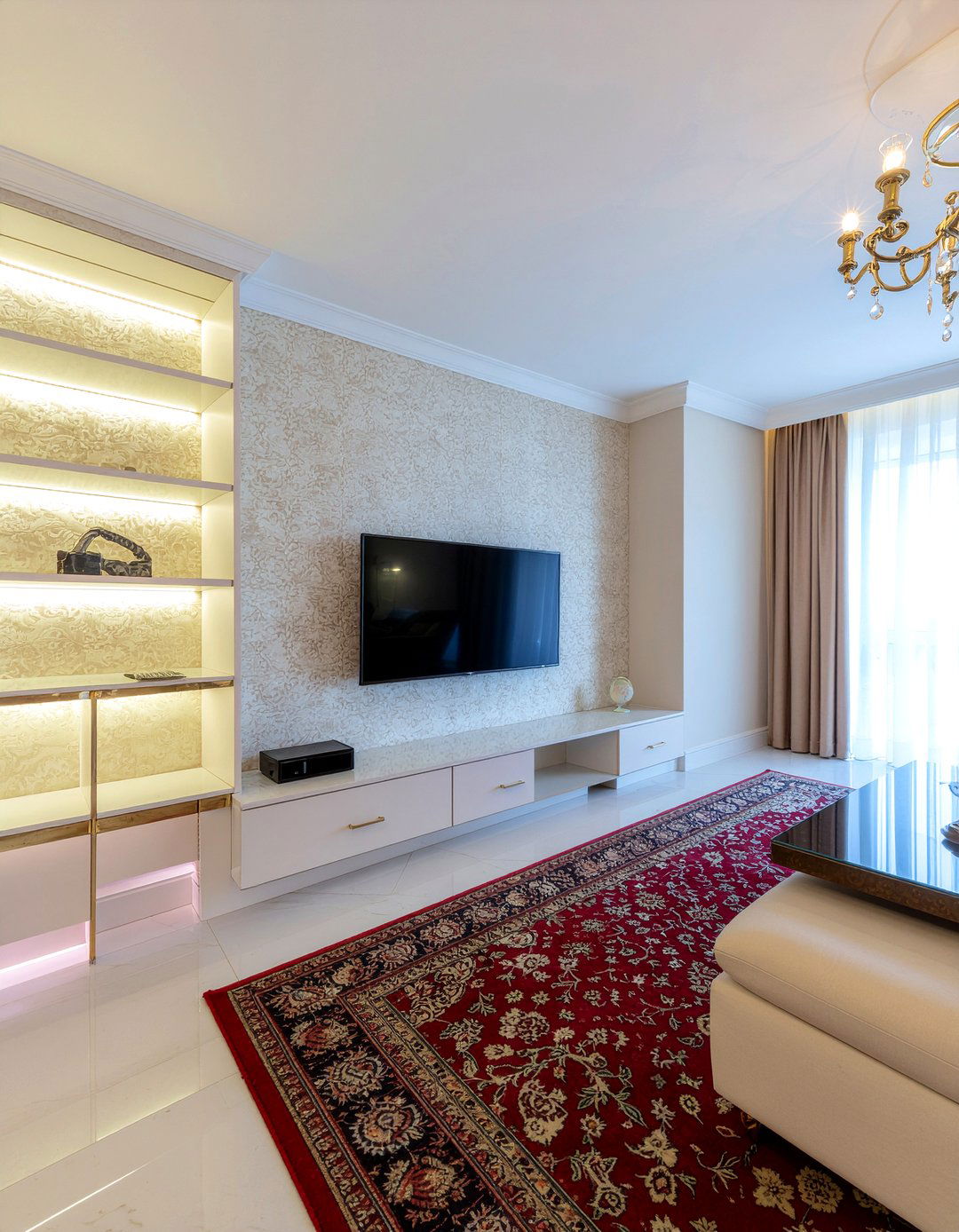 Luxury TV Niche - 30 living room tv niche ideas