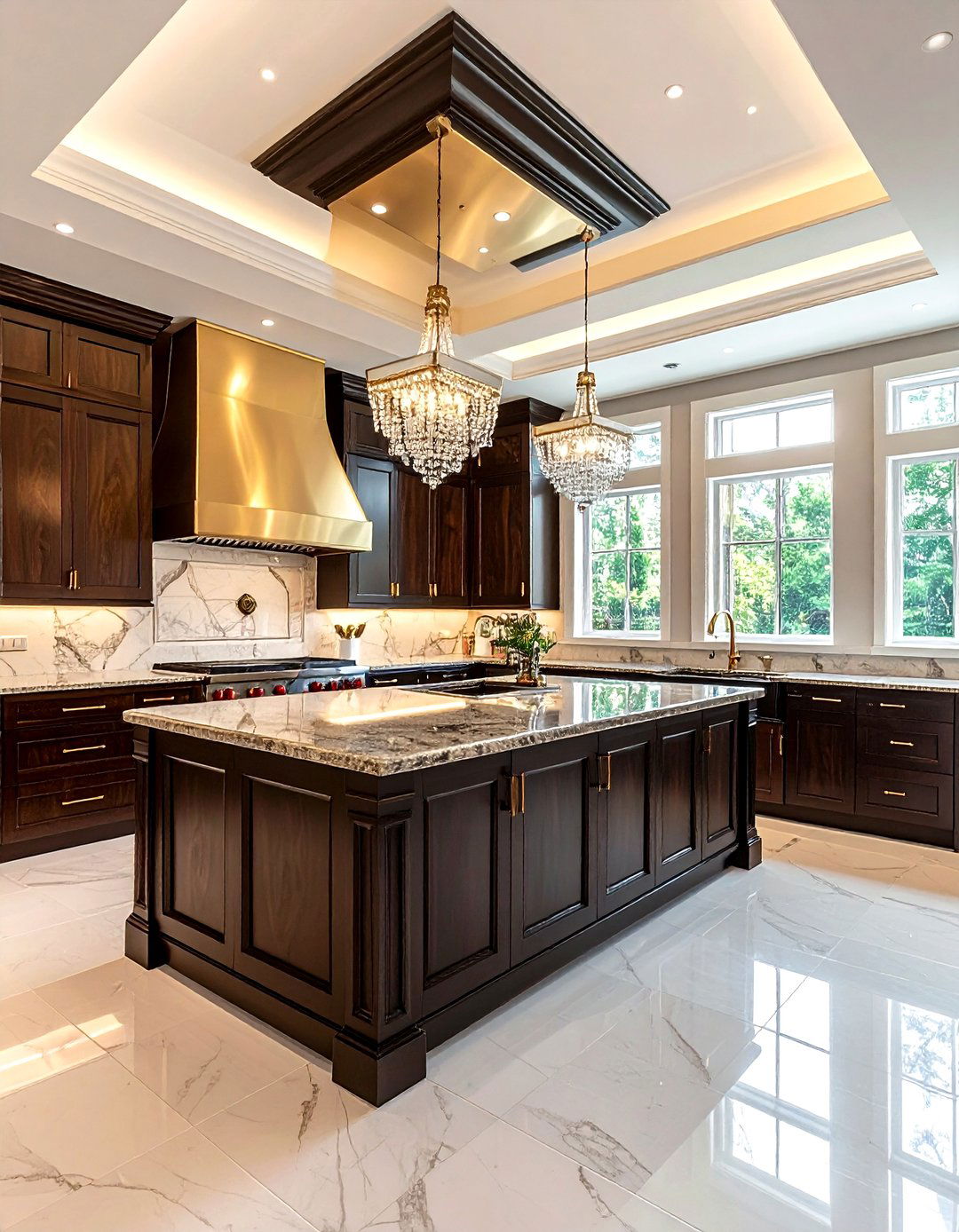 Luxury U shaped kitchen - 30 U-shaped kitchen ideas
