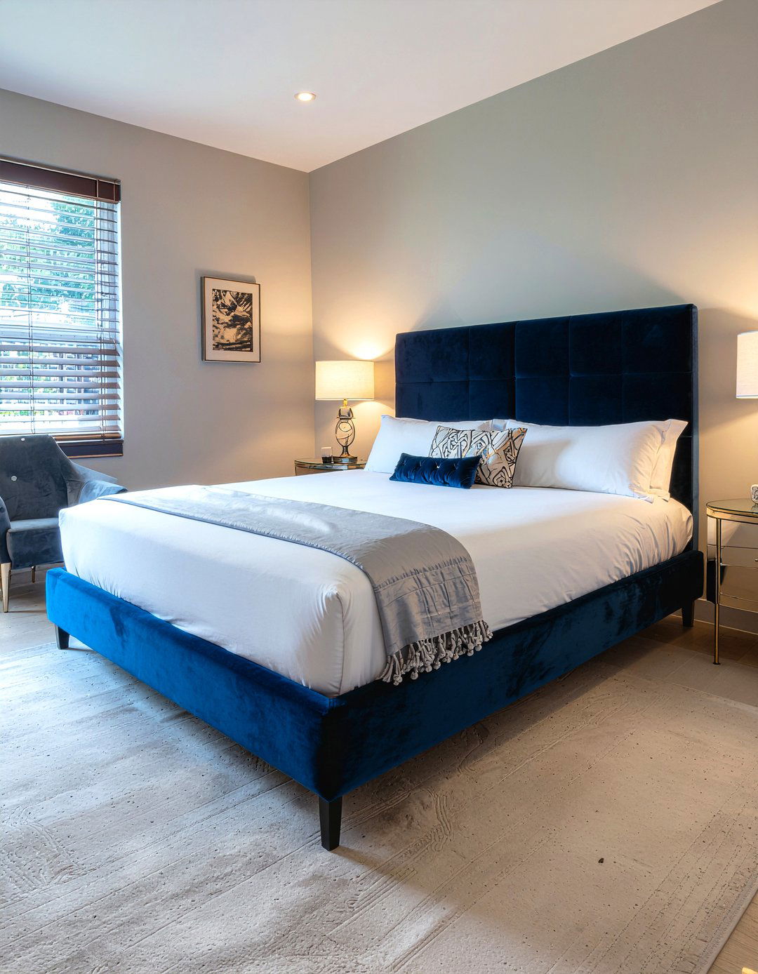 Luxury Velvet Waterbed - 30 bedroom waterbed ideas