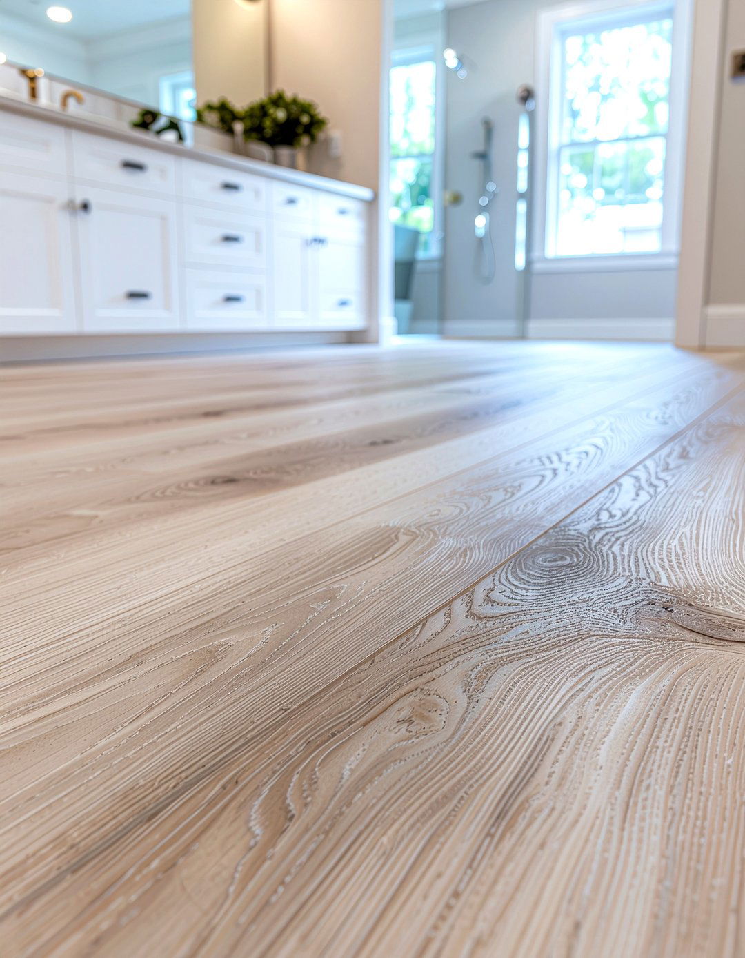 Luxury Vinyl Plank - 30 bathroom investment piece ideas