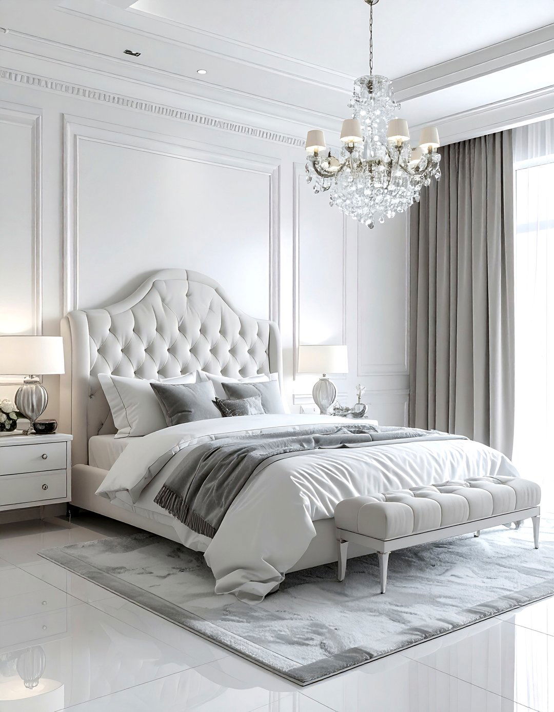 Luxury White Bedroom - 30 white bedroom decor ideas