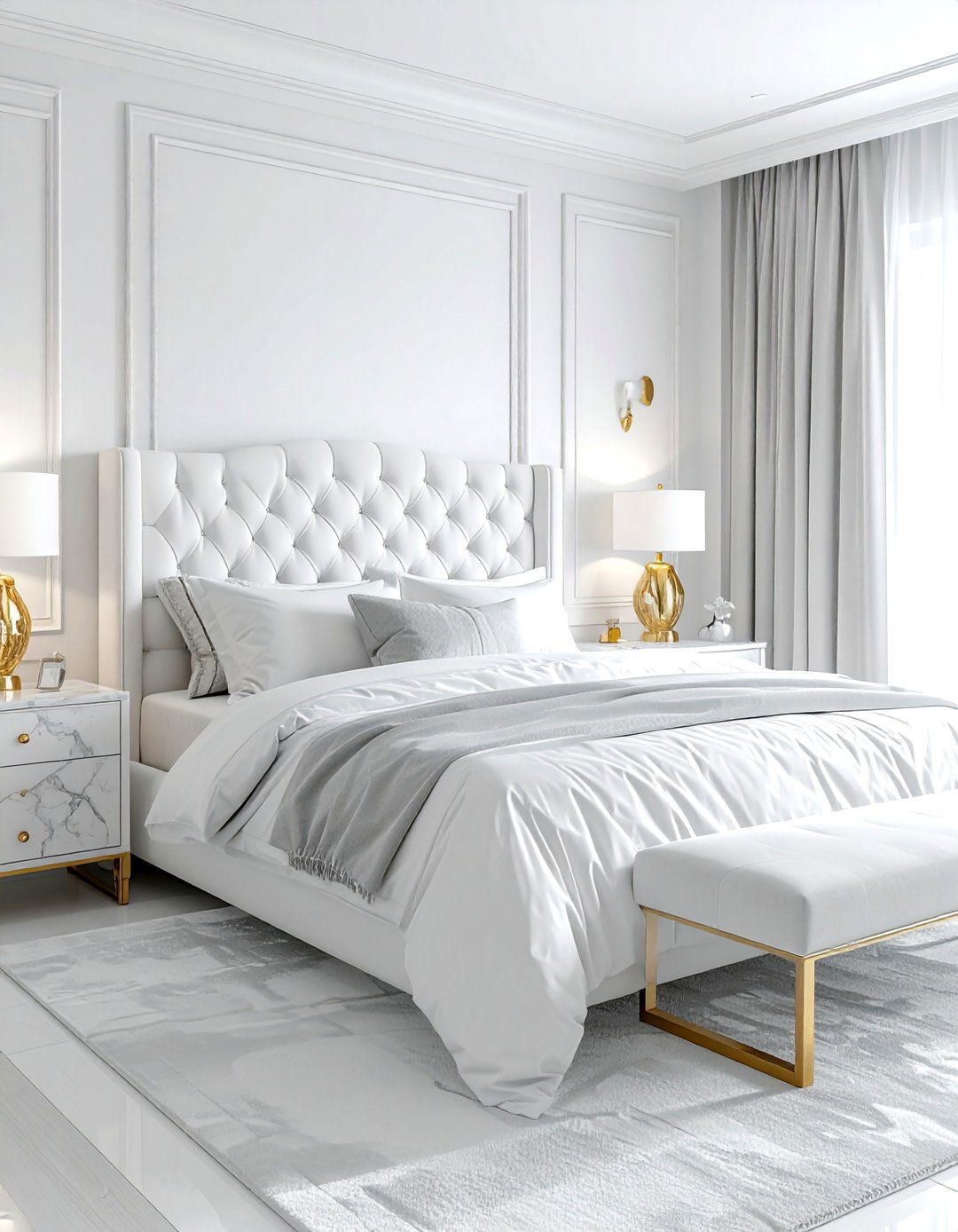 Luxury White Bedroom - 30 white bedroom furniture ideas