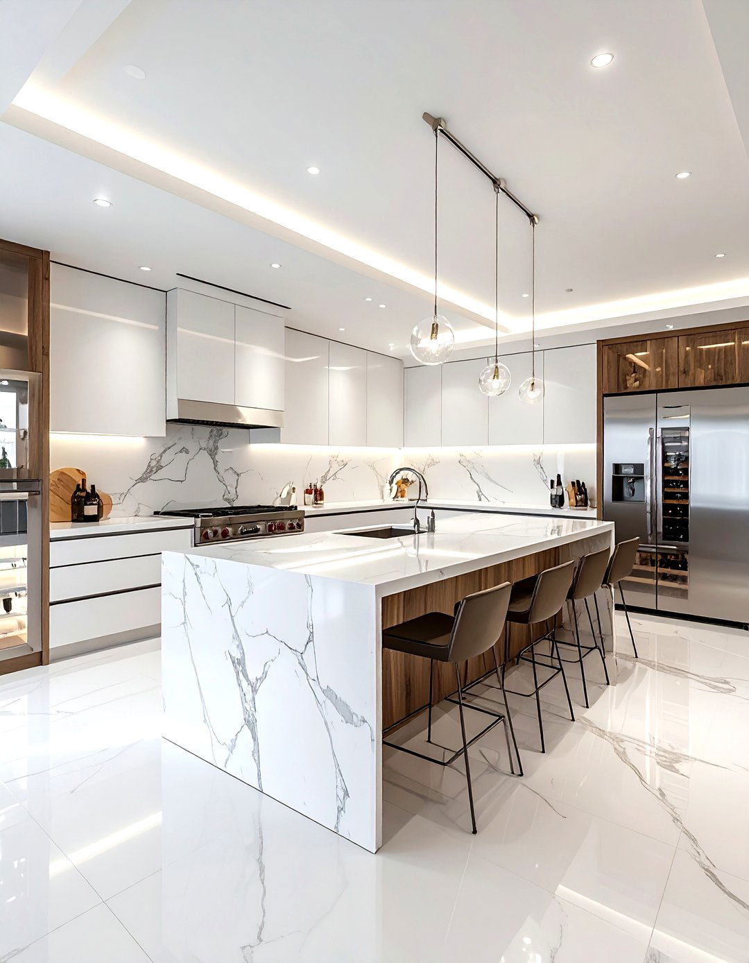 Luxury White Kitchen - 30 bright white kitchen ideas